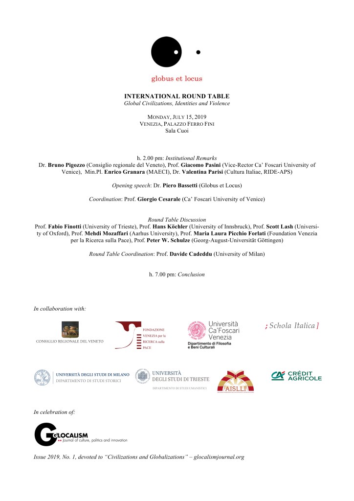 International Round Table - Introduction